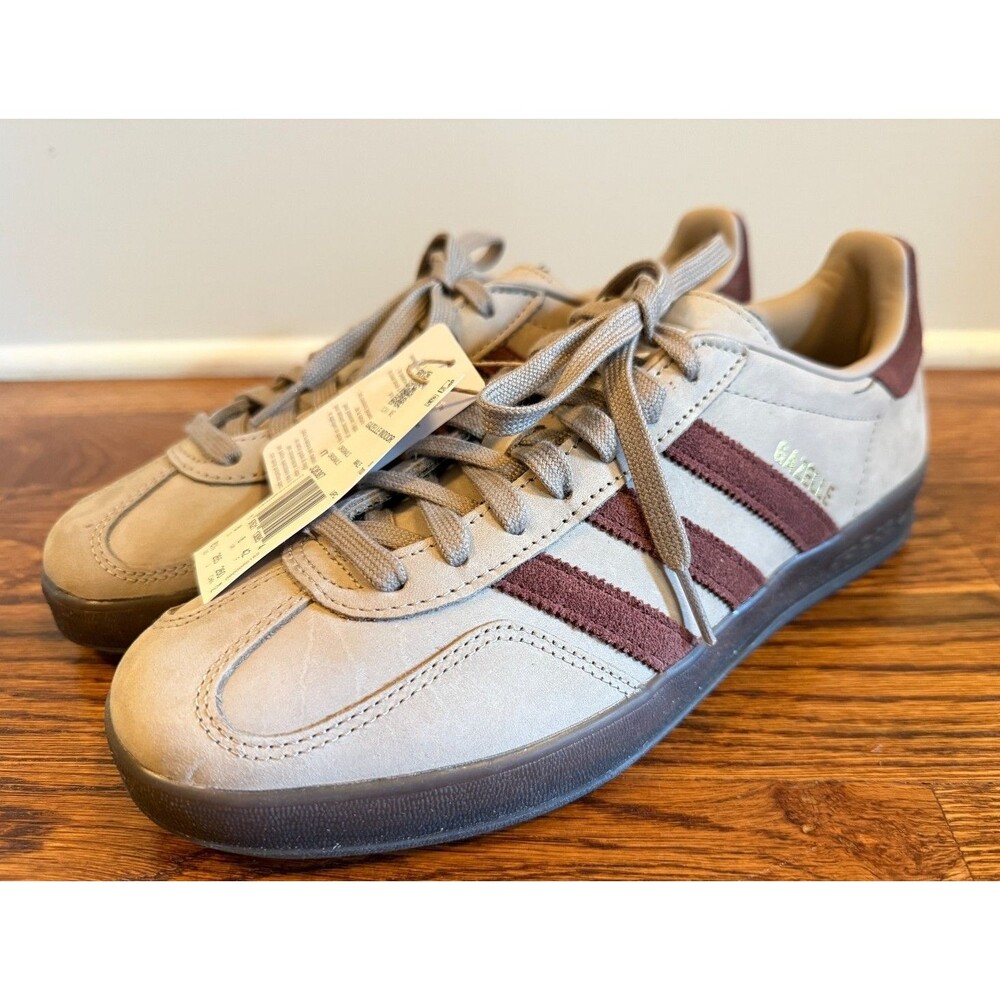 Adidas Gazelle Indoor Sneakers Trace Khaki Fox Brown JQ8387 Men's Size 8.5 NIB